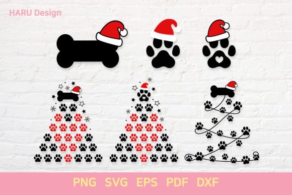 Christmas Dog Paw: A Designer’s Take on a Holiday Embroidery Staple