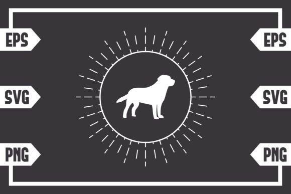 Circle Sunburst - Dog: A Designer's Take on a Versatile Graphic