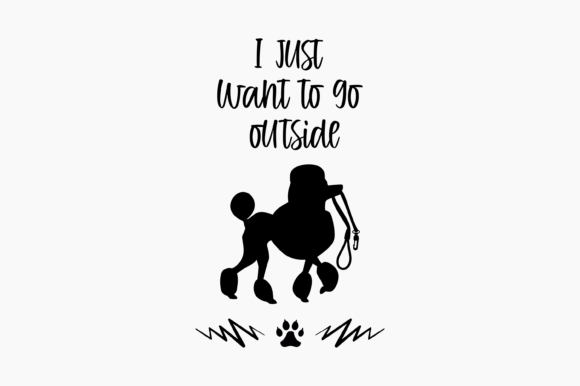 Dog Poodle Ask to Go Outside: A Designer's Review