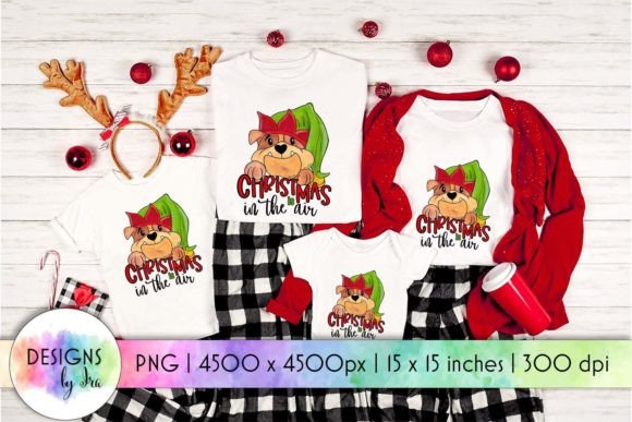Funny Christmas Dog Sublimation