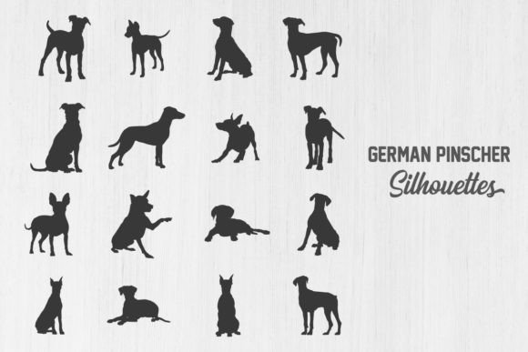 German Pinscher Dog Silhouettes: A Designer's Hands-On Review