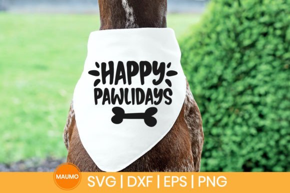 Happy Pawlidays Dog Christmas Bandana Review