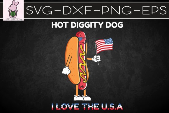 Hot Diggity Dog I Love USA – A Designer's Take