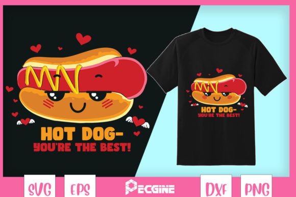 Hot-dog You re the Best Valentine