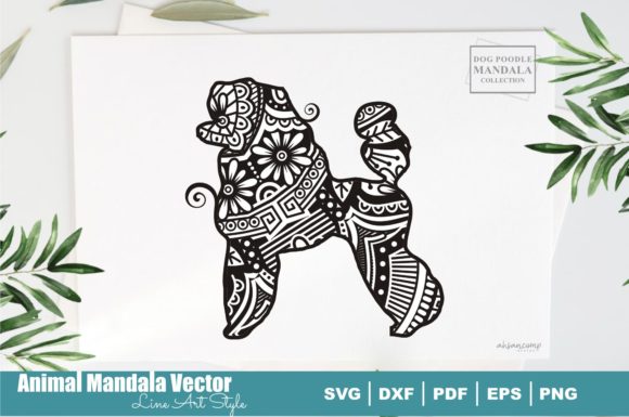 Poodle Mandala 28: Canine Embroidery Done Right