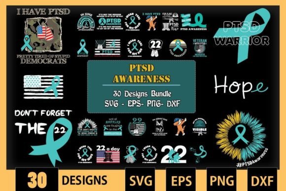 PTSD Awareness Bundle SVG 30 Designs – Real Use Insights