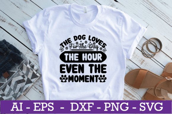The Dog Loves for the Day the SVG Design